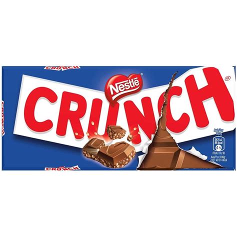 Nestle Milk Crunch Bar 100g - Chocolate Bars - Retro Sweets - Sweet Hampers