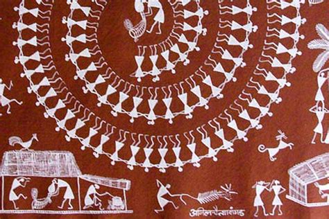 Warli Paintings Tribal Art From India Silk Road Gallery - Riset