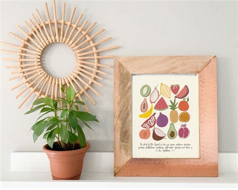 Fruit of the Spirit Wall Art Fruits of the Spirit Prints - Etsy