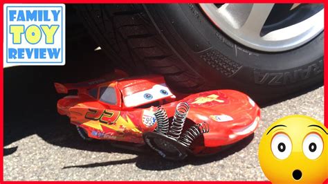 Cars 3 Toys Sphero ULTIMATE Lightning McQueen Gets CRUSHED BY CAR ...