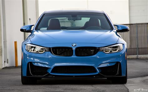 Yas Marina Blue BMW M4 With M-Performance Parts