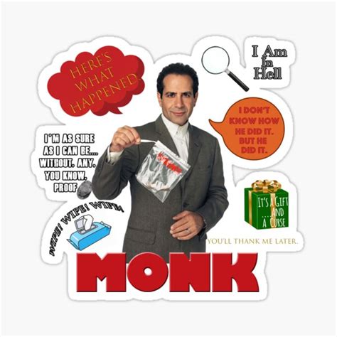 "Monk Quotes" Sticker for Sale by littlegreenmoo | Redbubble