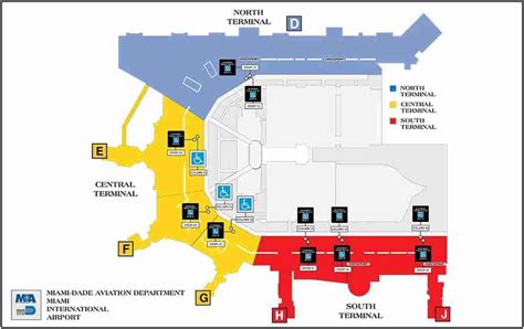 Map Of Miami International Airport