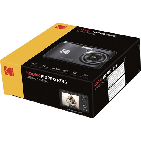 Kodak PIXPRO FZ45 16.4 Megapixel Compact Camera, Red - Walmart.com