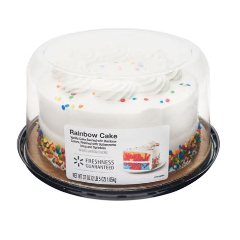 Walmart Is Currently Selling A Colorful Cake That Includes Every Color Of The Rainbow