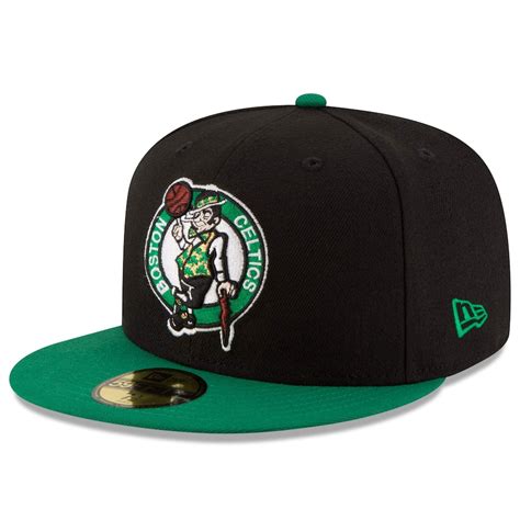 New Era Boston Celtics Black/Green Official Team Color 2Tone 59FIFTY Fitted Hat