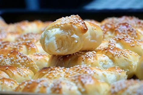 Premium Photo | Fresh baked croissanthomemade pastry with sesame