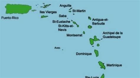 Archipel des Caraïbes » Voyage - Carte - Plan