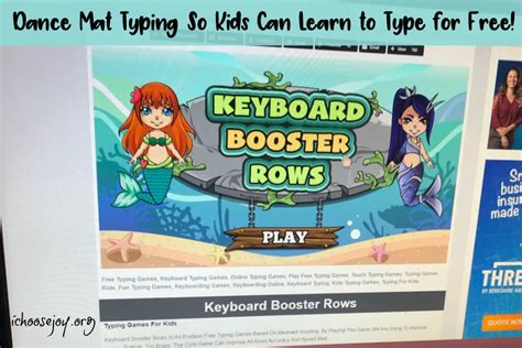 Dance Mat Typing So Kids Can Learn to Type for Free!