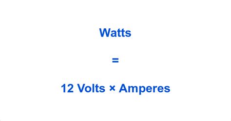 12 V to Watts How to Convert 12 Volts to Watts?