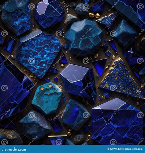 Lapis Lazuli Texture, Blue Stone Background, Lazure Gem Slice, Dark ...