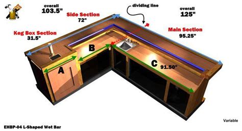 EHBP-04 Features | Home bar plans, Custom home bars, Bar plans