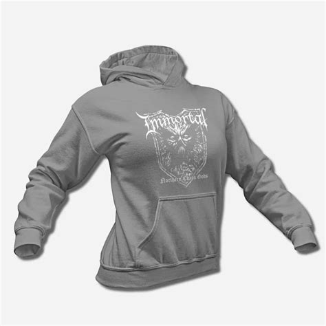 Immortal Hoodie, Immortal Northern Chaos Gods Hooded Sweatshirt, Black Metal Merch – Metal Band ...