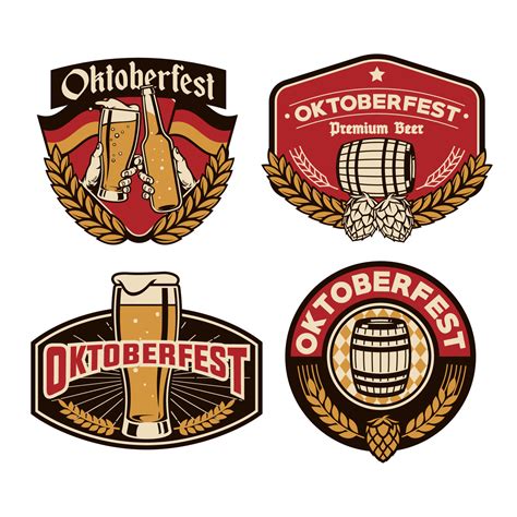 oktoberfest badge vintage set 22539480 Vector Art at Vecteezy