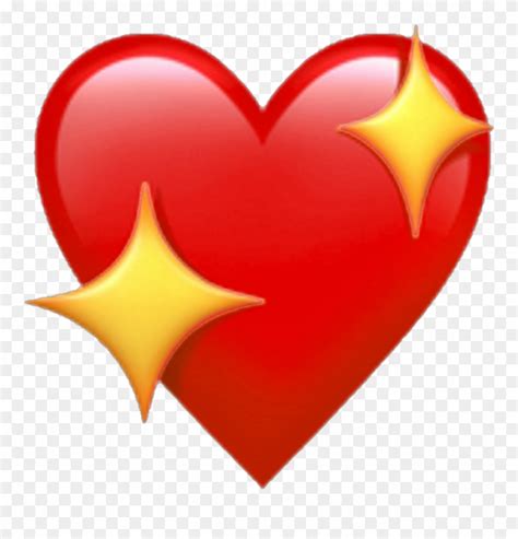 Redemoji Red Heart Redheart Emoji Apple Heartemoji - Heart Emoji Ios ...