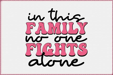 In This Family No One Fights Alone SVG Graphic by Sublimation Design · Creative Fabrica