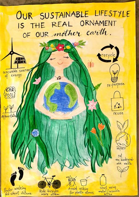 Save earth #poster #handmade | Earth day drawing, Environmental art ...