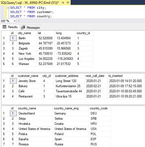 Learn SQL: Join multiple tables