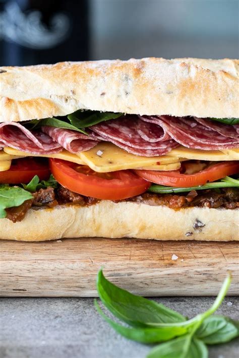 Easy salami sandwich - Simply Delicious Easy salami sandwich is the ...