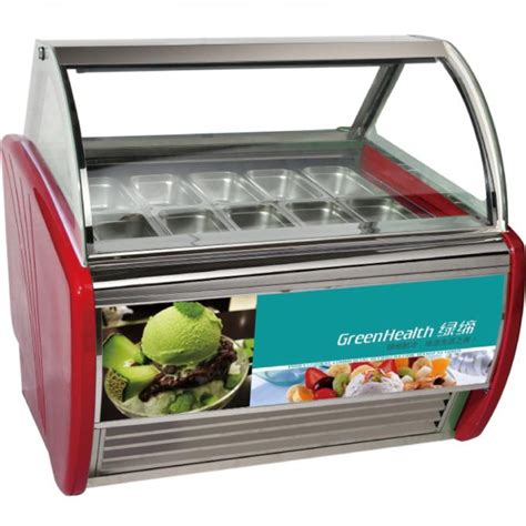 Supermarket Small Ice Cream Display Freezer With Environmental Protection