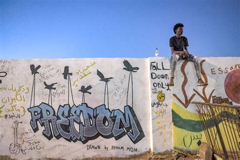 Leave our graffiti on the walls, say Sudan protesters | Jordan Times