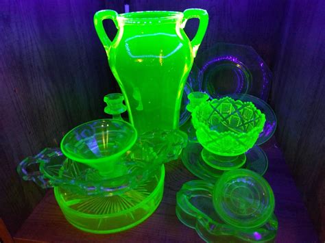 Our uranium glass collection is growing : uraniumglass