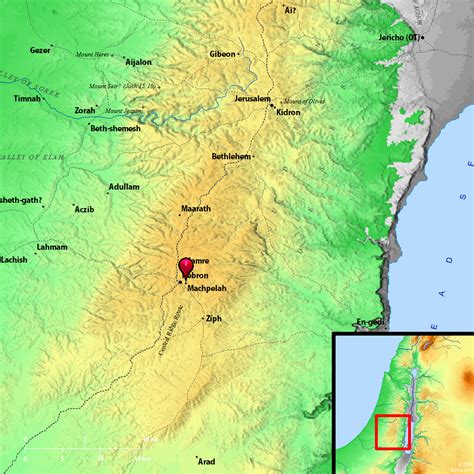 Bible Map: Machpelah