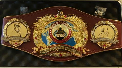 WBO | WBO INTERNATIONAL WELTERWEIGHT CHAMPIONSHIP TITLE BELT - WBO