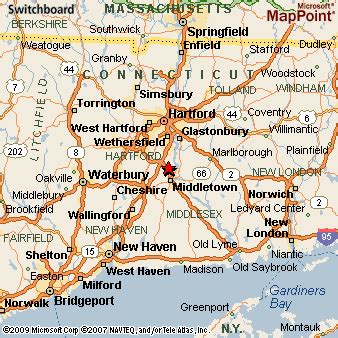 Cromwell, Connecticut Area Map & More