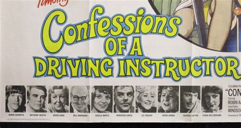 Confessions Of A Driving Instructor Poster, UK Quad, 1976, Fair Vic