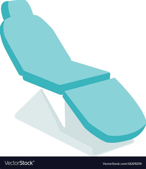 Dental chair cartoon Royalty Free Vector Image