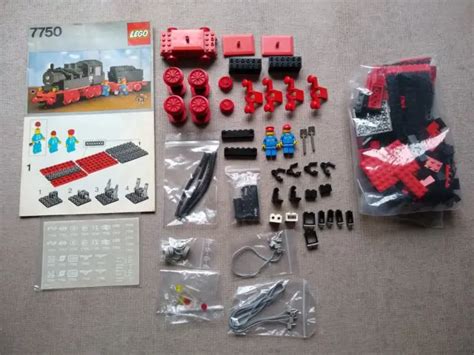 LEGO TRAIN 12V 7750 Steam Engine Complete with Instructions New Sticker ...