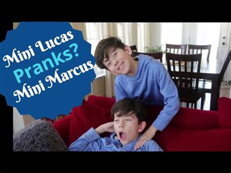 Mini Lucas Pranks Mini Marcus - YouTube