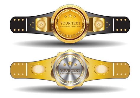 Blank Championship Belt Template - speedazgard