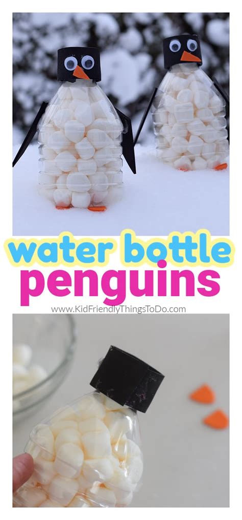 How to Make an Adorable Water Bottle Penguin Craft for Kids | Kid ...