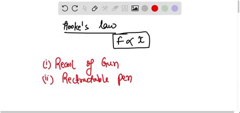 SOLVED: list 5 examples of real-life applications of Hooke's Law and ...