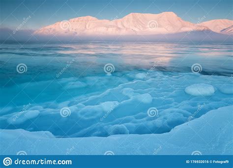 Norway Landscape Ice Nature of the Glacier Mountains of Spitsbergen, Longyearbyen, Svalbard ...