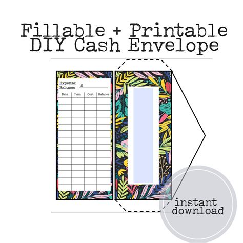 Cash Envelope System Printables