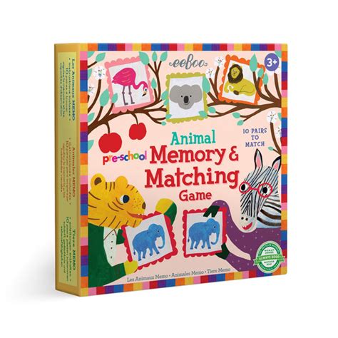 Pre-School Animal Memory and Matching Game eeBoo