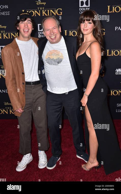 Hans Zimmer attends the world premiere of Disney's "The Lion King" at Dolby Theatre on July 9th ...