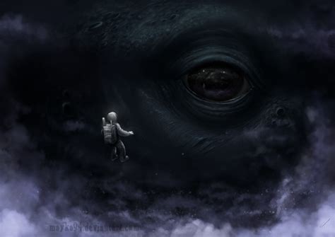 ...the abyss stares back at you by Mayka94 on DeviantArt | Dark fantasy art, School exhibition ...