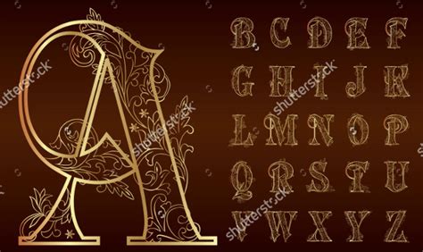 8+ Decorative Alphabet Letters | Free & Premium Templates | Free ...