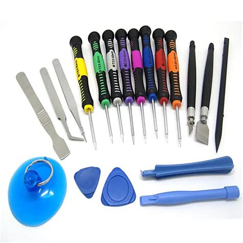 19 in 1 Mobile Phone Repair Tool Kit for iPhone iPad Xiaomi Tablet PC ...