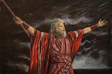 He Died For My Grins: Moses Parting the Red Sea