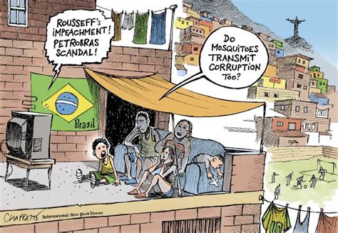 Political Cartoon on 'Brazil in Crisis' by Patrick Chappatte, International Herald Tribune at ...