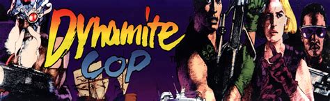 Dynamite Cop Arcade Marquee – 26″ x 8″ – Arcade Marquee Dot Com