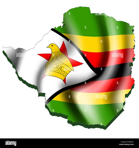 Zimbabwe flag hi-res stock photography and images - Alamy