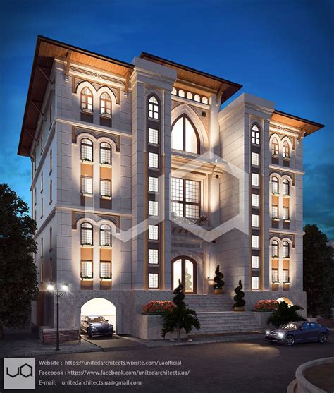 Orchid on Behance | Facade architecture design, Classic house exterior ...