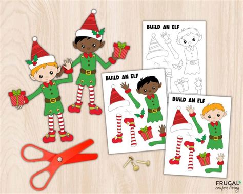 How to Elf Yourself + Free Printable Elf Template Paper Craft