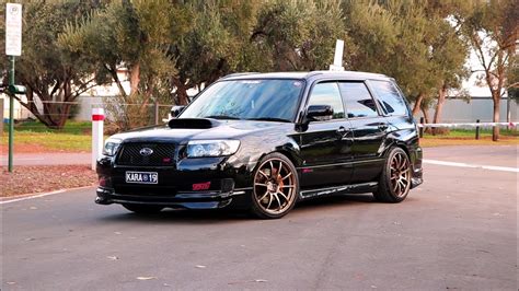 Genuine JDM SG9 Subaru Forester STi 'Kara 19' - YouTube